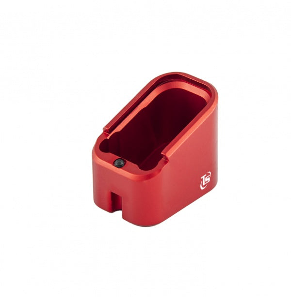 Tanfoglio fondello caricatore alu per Small Frame | +4 colpi - Rosso - Ubitzu