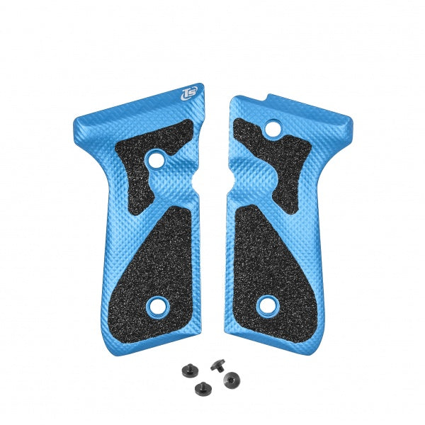 Beretta M9A1, 92, 96, 98, Elite LLT 3D grips [TS] Blue