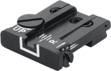 Browning Hi-Power tacca di mira regolabile | linee bianche - Ubitzu