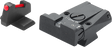 Browning Hi-Power [Vigilante Mark III Practical HP40] mire regolabili | fibra ottica [anteriore] - Ubitzu