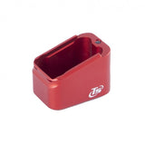 Canik TP9 [SF SFx Elite Combat & Rival-S] fondello caricatore in alluminio | +4 colpi - Rosso - Ubitzu