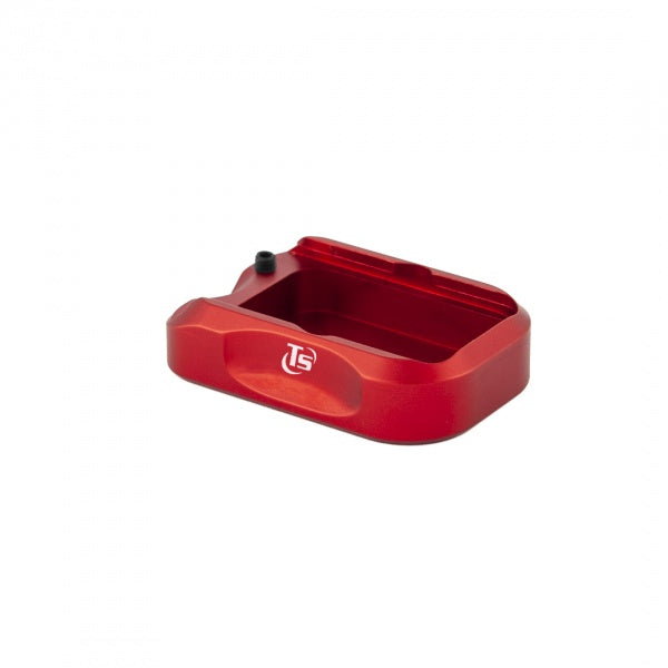 Glock 19X fondello caricatore alu | +1 colpo - Rosso - Ubitzu