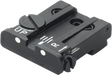 Glock [G17 G19 G26 & other] tacca di mira regolabile | punti bianchi - Ubitzu
