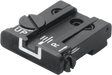 Glock [G17 G19 G26 & other] tacca di mira regolabile | linee bianche - Ubitzu
