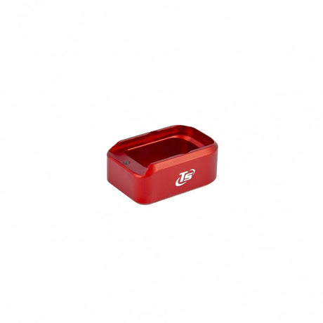 Glock [G17 G19 G34 G45] alu base pad | +2 rounds - Red - Ubitzu