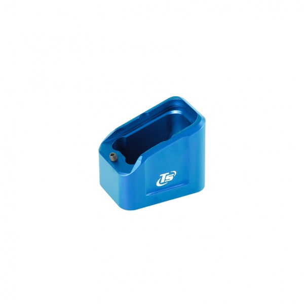 Glock [G17 G34 G45] fondello caricatore in alluminio | +5 colpi - Blu - Ubitzu