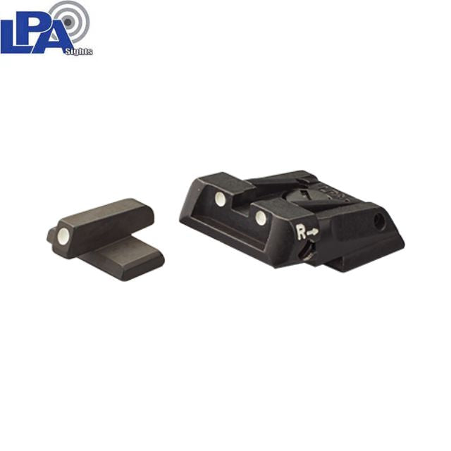 HK VP9 SFP9 VP40 P30 HK45 mire regolabili | punti bianchi - Ubitzu