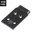 Piastra adattatrice red dot per Glock MOS | Shield RMSc impronta - Ubitzu