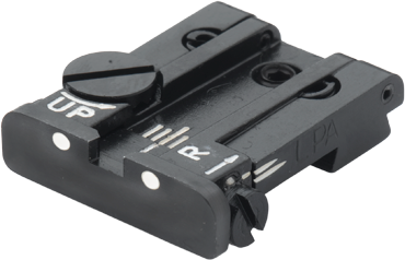 Sig [P220 P225 P226 P227 P229 P320] tacca di mira regolabile | punti bianchi - Ubitzu