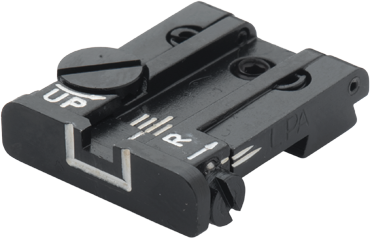 Sig [P220 P225 P226 P227 P229 P320] tacca di mira regolabile | linee bianche - Ubitzu