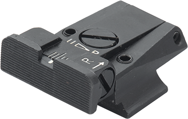 Smith & Wesson Cal. 45 3rd Gen tacca di mira regolabile | blank - Ubitzu