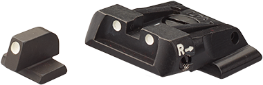 Smith & Wesson M&P mire regolabili | punti bianchi - Ubitzu