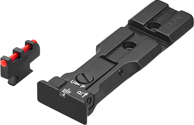 Smith & Wesson revolver [686 629 19 66 586 & other] red dot ready mire regolabili | fibra ottica - Ubitzu