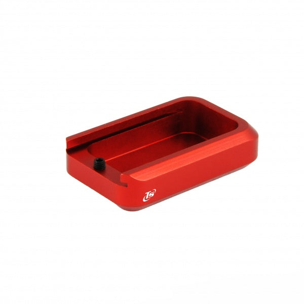 Tanfoglio fondello caricatore in alu per Large Frame | +1 colpo - Rosso - Ubitzu