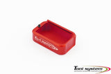 Tanfoglio fondello caricatore alu per Large Frame | +2 colpi - Rosso - Ubitzu