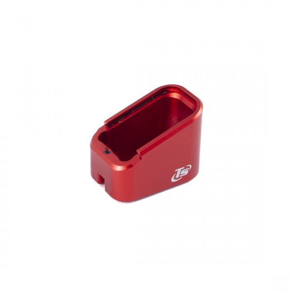 Tanfoglio fondello caricatore alu per Large Frame | +4 colpi - Rosso - Ubitzu