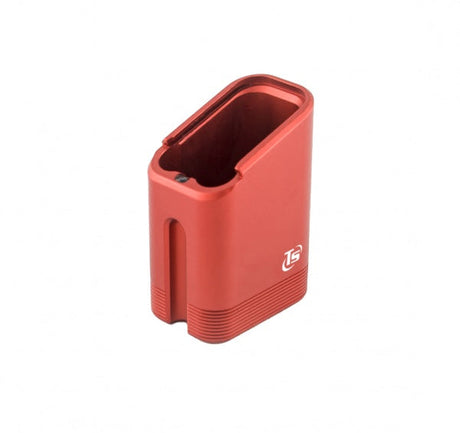 Tanfoglio fondello caricatore in alluminio per Large Frame | +9 colpi - Rosso - Ubitzu