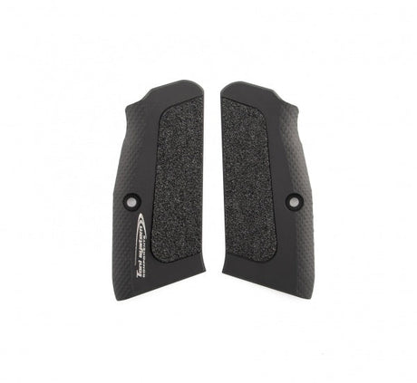 Tanfoglio long grips for Small Frame | High-grip - Black - Ubitzu